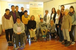 Die Teilnehmer der Fortbildung im Rahmen des Projekts "Brgerbewegung fr Inklusion" Foto: Gemeinde Denzlingen