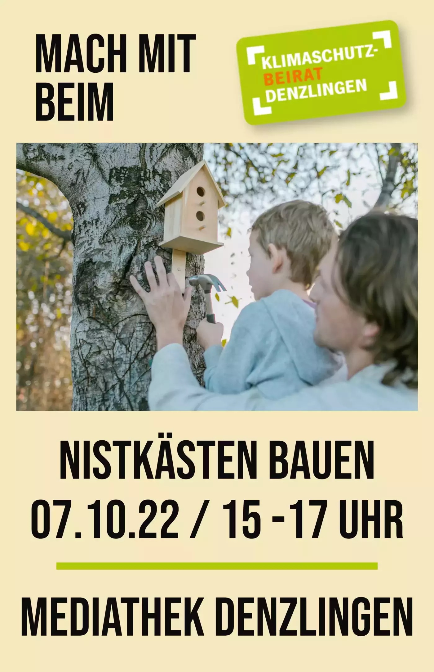 Nistksten bauen mit dem Klimaschutzbeirat