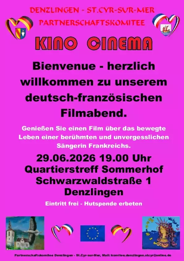 Plakat zum Filmabend am 29.06.2026  