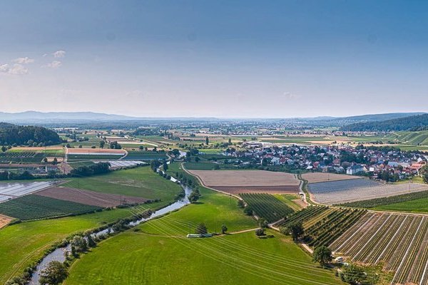 Symbolfoto: Ansicht - Denzlingen von oben