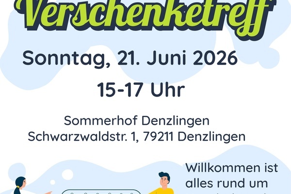 Plakat Verschenketreff