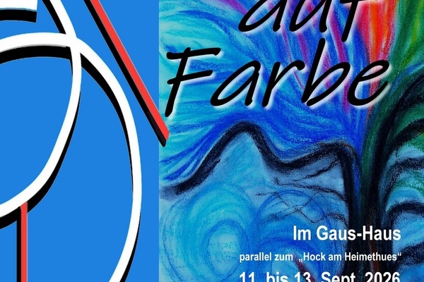 Plakat Lust auf Farbe Malkreis Denzlingen