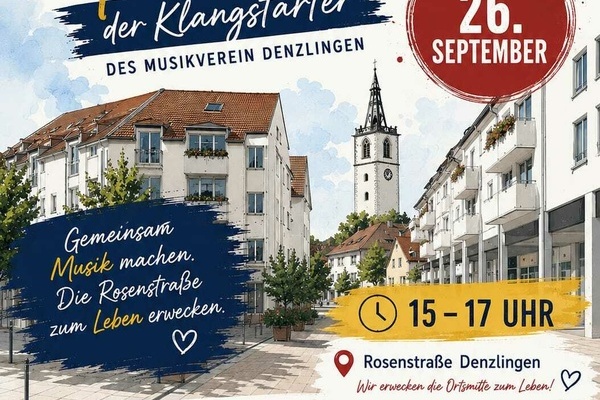 Werbeplakat zur Offenen Probe